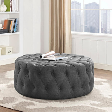 Modway EEI-2225 Amour Upholstered Fabric Ottoman Modway