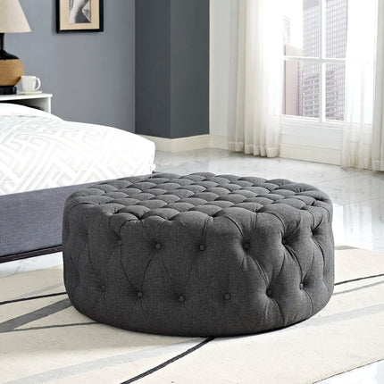Modway EEI-2225 Amour Upholstered Fabric Ottoman Modway