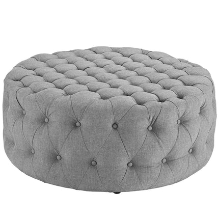 Modway EEI-2225 Amour Upholstered Fabric Ottoman Modway