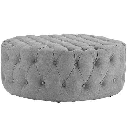 Modway EEI-2225 Amour Upholstered Fabric Ottoman Modway