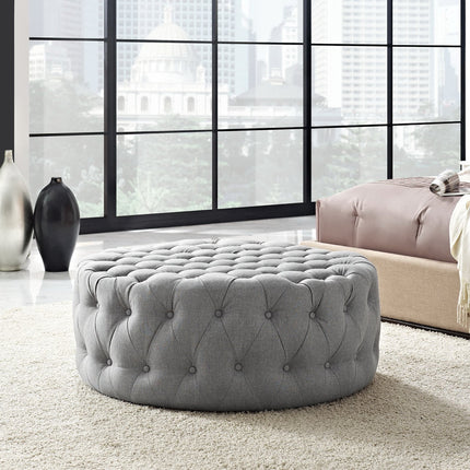Modway EEI-2225 Amour Upholstered Fabric Ottoman Modway