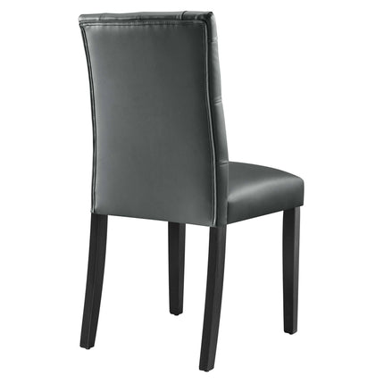 Modway EEI-2230 Duchess Button Tufted Vegan Leather Dining Chair Modway