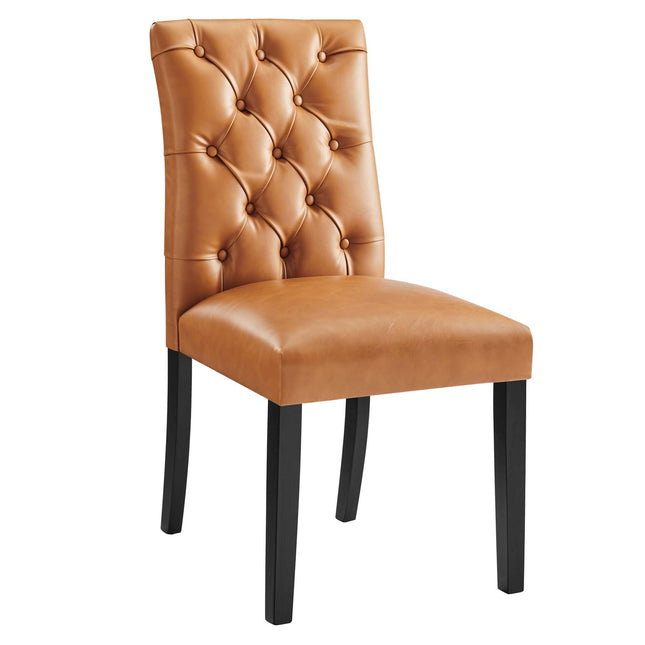Modway EEI-2230 Duchess Button Tufted Vegan Leather Dining Chair Modway
