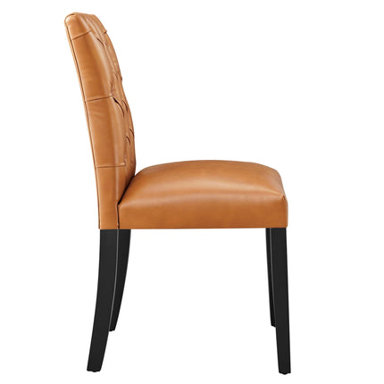 Modway EEI-2230 Duchess Button Tufted Vegan Leather Dining Chair Modway