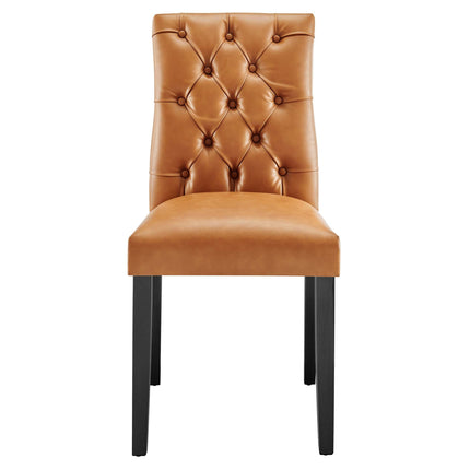 Modway EEI-2230 Duchess Button Tufted Vegan Leather Dining Chair Modway