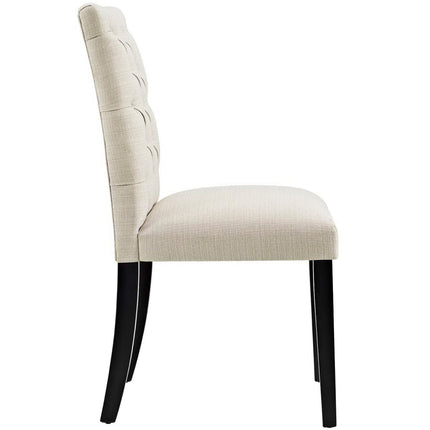 Modway EEI-2231 Duchess Button Tufted Fabric Dining Chair Modway
