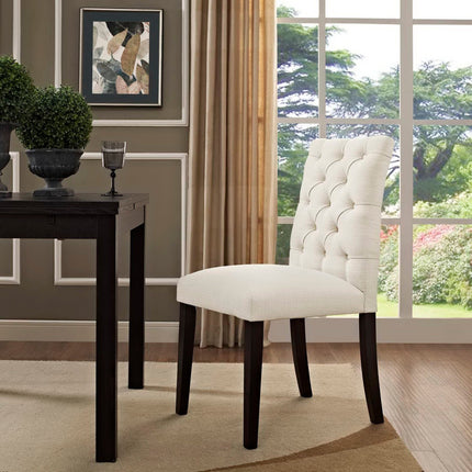 Modway EEI-2231 Duchess Button Tufted Fabric Dining Chair Modway