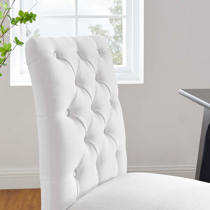 Modway EEI-2231 Duchess Button Tufted Fabric Dining Chair Modway
