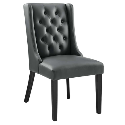 Modway EEI-2234 Baronet Button Tufted Vegan Leather Dining Chair Modway