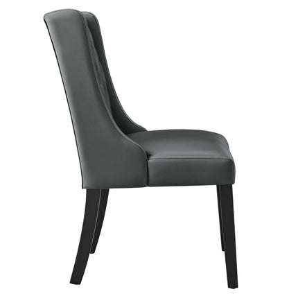 Modway EEI-2234 Baronet Button Tufted Vegan Leather Dining Chair Modway