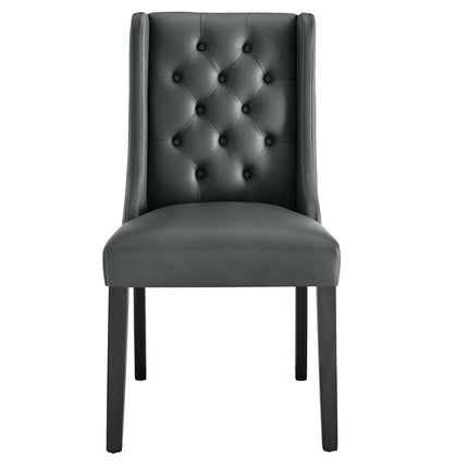 Modway EEI-2234 Baronet Button Tufted Vegan Leather Dining Chair Modway