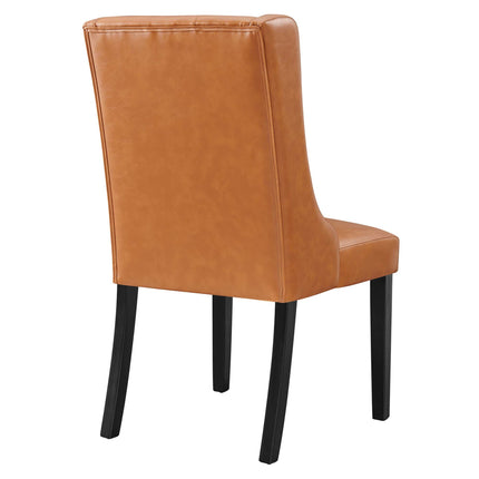 Modway EEI-2234 Baronet Button Tufted Vegan Leather Dining Chair Modway