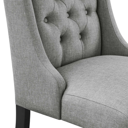 Modway EEI-2235 Baronet Button Tufted Fabric Dining Chair Modway