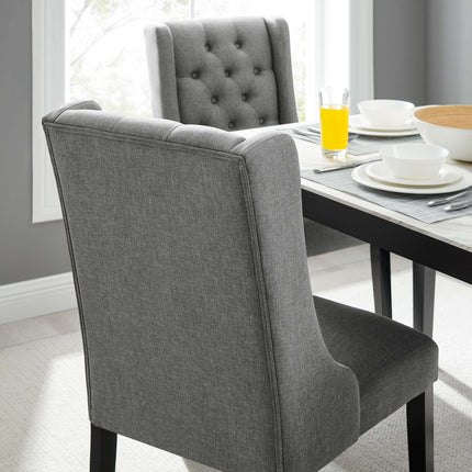 Modway EEI-2235 Baronet Button Tufted Fabric Dining Chair Modway
