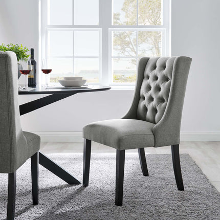 Modway EEI-2235 Baronet Button Tufted Fabric Dining Chair Modway
