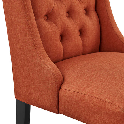 Modway EEI-2235 Baronet Button Tufted Fabric Dining Chair Modway