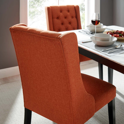 Modway EEI-2235 Baronet Button Tufted Fabric Dining Chair Modway