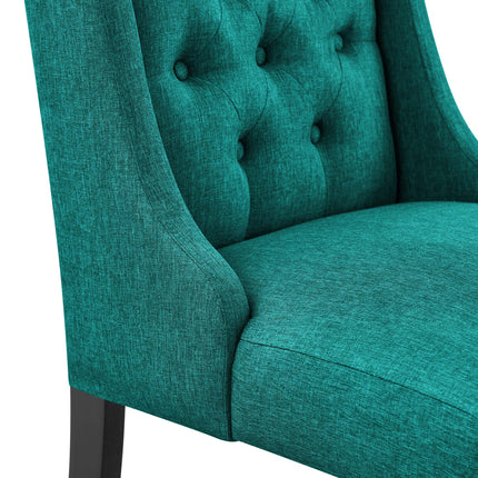 Modway EEI-2235 Baronet Button Tufted Fabric Dining Chair Modway