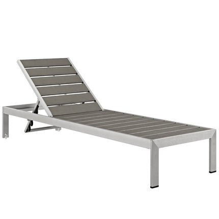 Modway EEI-2247 Shore Outdoor Patio Aluminum Chaise Modway