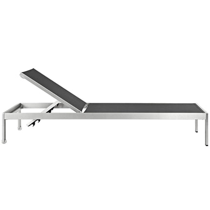Modway EEI-2249 Shore Outdoor Patio Aluminum Mesh Chaise - Plaza Home Decor