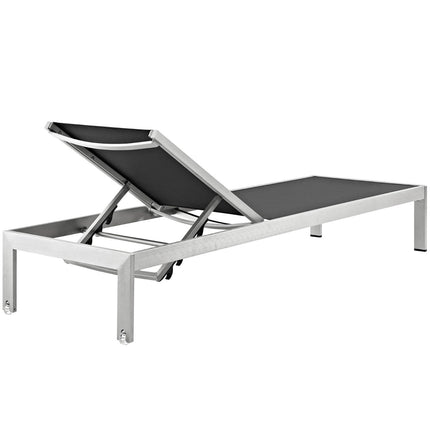 Modway EEI-2249 Shore Outdoor Patio Aluminum Mesh Chaise - Plaza Home Decor