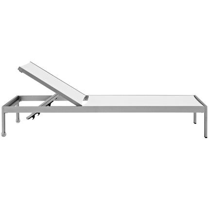 Modway EEI-2249 Shore Outdoor Patio Aluminum Mesh Chaise - Plaza Home Decor