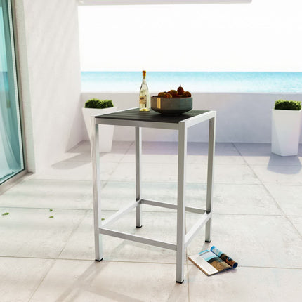 Modway EEI-2256 Shore Outdoor Patio Aluminum Bar Table Modway