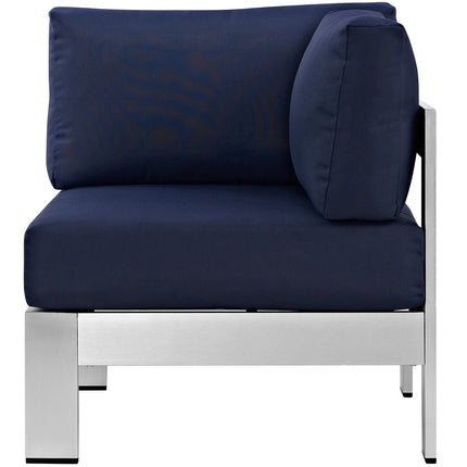 Modway EEI-2264 Shore Outdoor Patio Aluminum Corner Sofa Modway