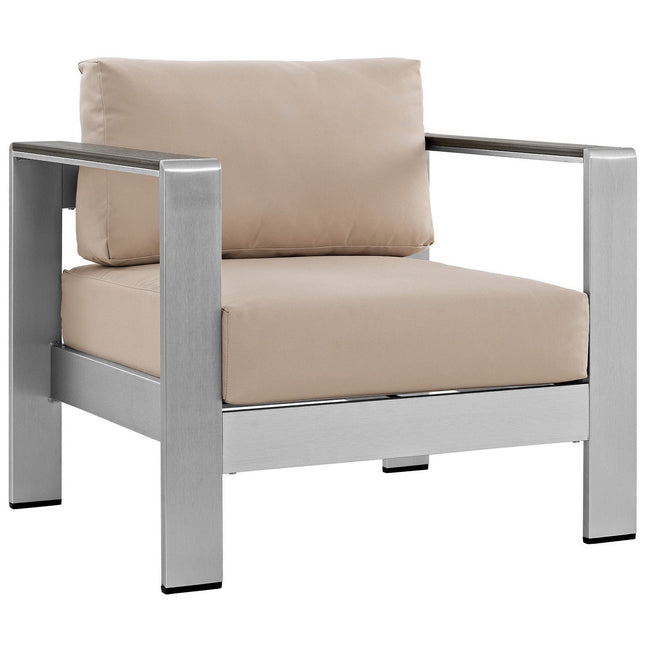 Modway EEI-2266 Shore Outdoor Patio Aluminum Armchair Modway