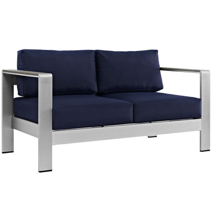 Modway EEI-2267 Shore Outdoor Patio Aluminum Loveseat Modway