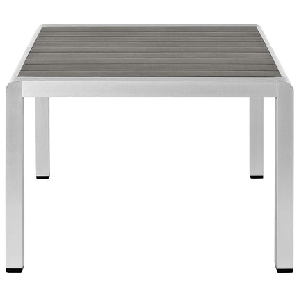 Modway EEI-2268 Shore Outdoor Patio Aluminum Coffee Table Modway