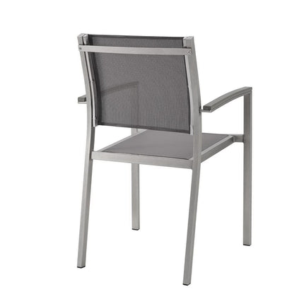 Modway EEI-2272 Shore Outdoor Patio Aluminum Dining Chair Modway