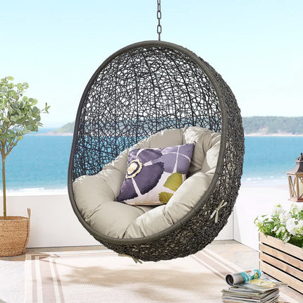 Modway EEI-2273 Hide Outdoor Patio Swing Chair With Stand Modway