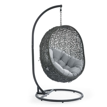 Modway EEI-2273 Hide Outdoor Patio Swing Chair With Stand Modway