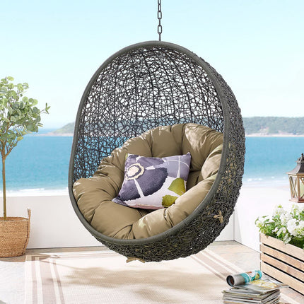 Modway EEI-2273 Hide Outdoor Patio Swing Chair With Stand Modway