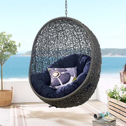 Modway EEI-2273 Hide Outdoor Patio Swing Chair With Stand Modway