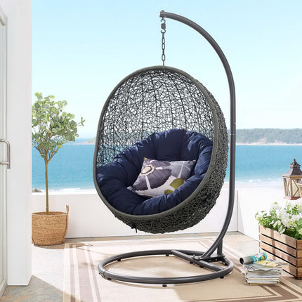 Modway EEI-2273 Hide Outdoor Patio Swing Chair With Stand Modway