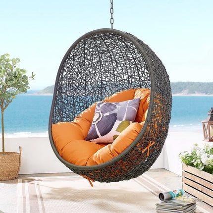 Modway EEI-2273 Hide Outdoor Patio Swing Chair With Stand Modway