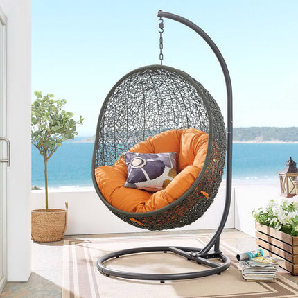 Modway EEI-2273 Hide Outdoor Patio Swing Chair With Stand Modway