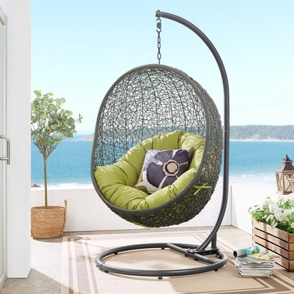 Modway EEI-2273 Hide Outdoor Patio Swing Chair With Stand Modway