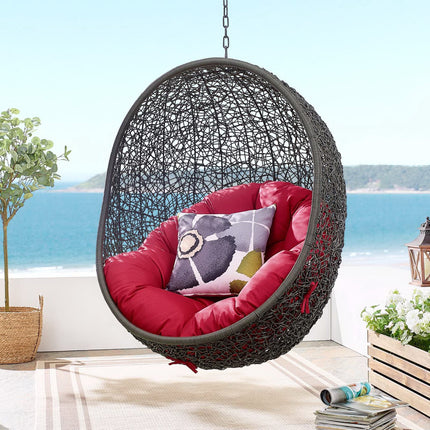 Modway EEI-2273 Hide Outdoor Patio Swing Chair With Stand Modway
