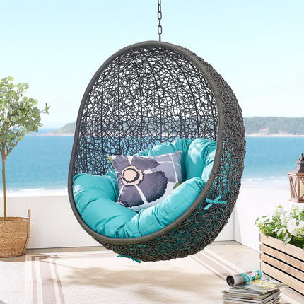 Modway EEI-2273 Hide Outdoor Patio Swing Chair With Stand Modway