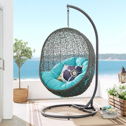 Modway EEI-2273 Hide Outdoor Patio Swing Chair With Stand Modway