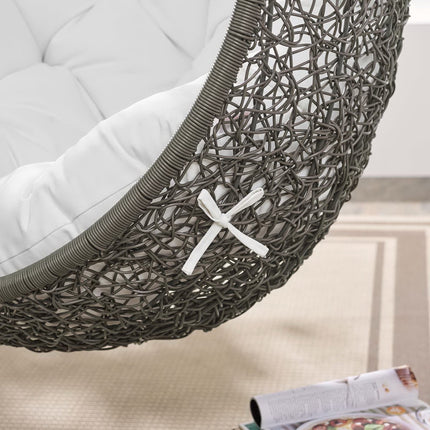 Modway EEI-2273 Hide Outdoor Patio Swing Chair With Stand Modway