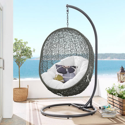 Modway EEI-2273 Hide Outdoor Patio Swing Chair With Stand Modway