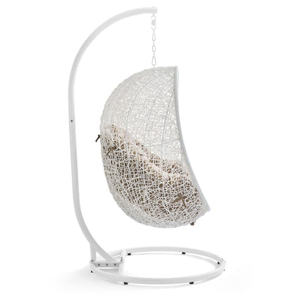 Modway EEI-2273 Hide Outdoor Patio Swing Chair With Stand Modway