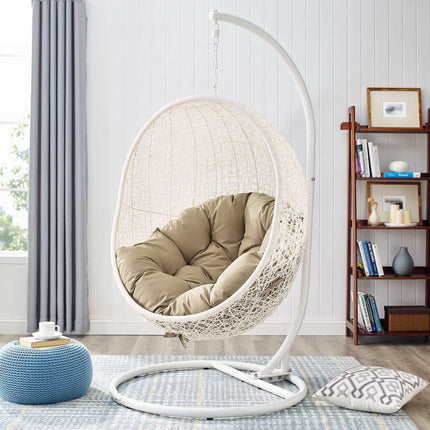 Modway EEI-2273 Hide Outdoor Patio Swing Chair With Stand Modway