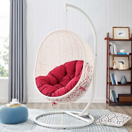 Modway EEI-2273 Hide Outdoor Patio Swing Chair With Stand Modway