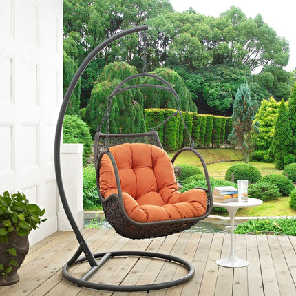 Modway EEI-2279 Arbor Outdoor Patio Wood Swing Chair Modway