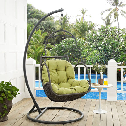 Modway EEI-2279 Arbor Outdoor Patio Wood Swing Chair Modway